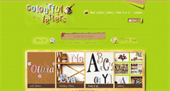 Desktop Screenshot of colourfulletters.com